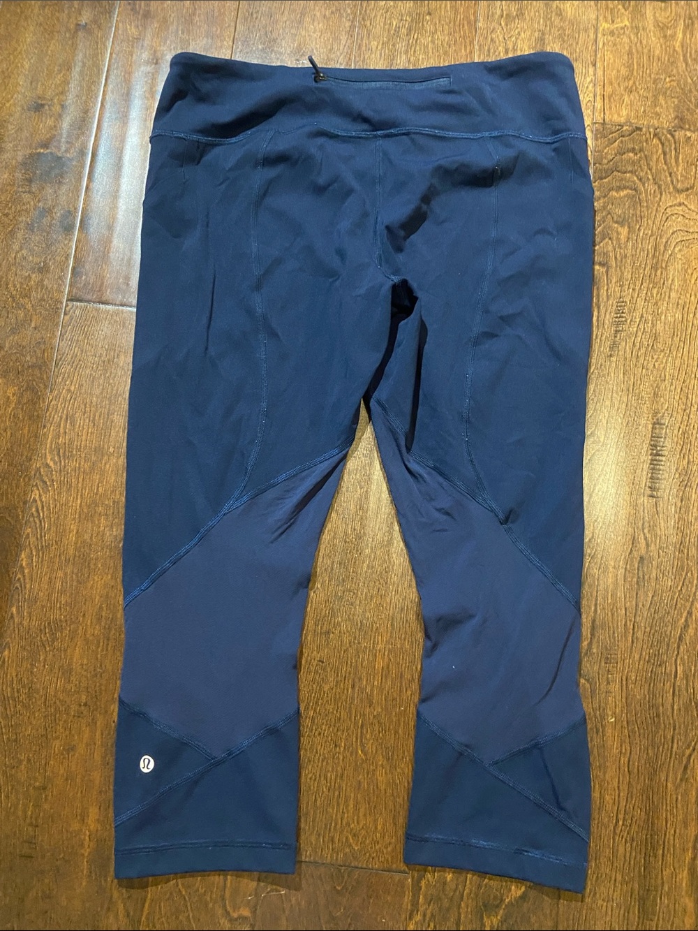 Lululemon Pace Rival Crop Leggings Navy SZ 12